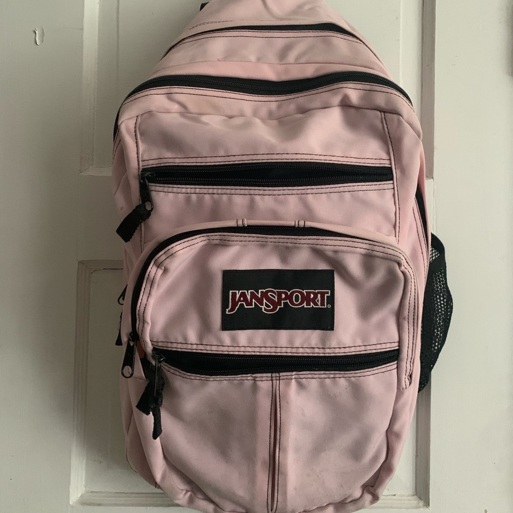 Vintage Pink Jansport backpack